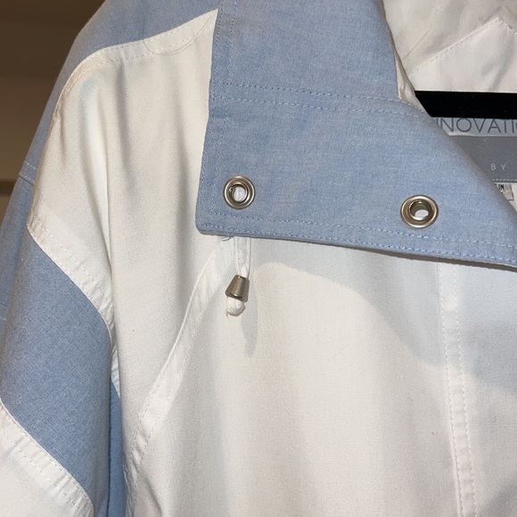 Innovations By Izzi Vintage Oversized Nautical  Jacket Coastal Grandma Medium - Picture 3 of 17